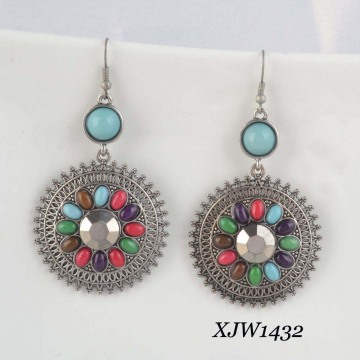 Fashion Earring/Gem Earring/Bohemian Earring (XJW1432)