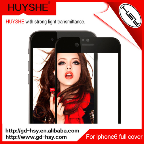 HUYSHE factory wholesale full cover tempered glass screen protector for iphone 6