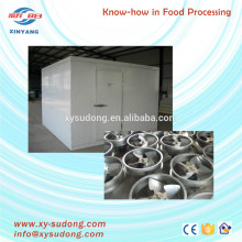 High capacity IQF freezing tunnels of freezing chamber