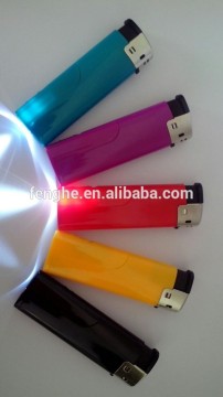 Electronic lighter disposable lighter ISO9994 CR lighter led lighter