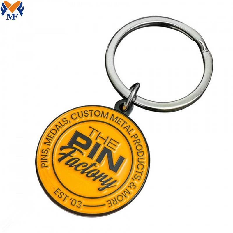 Metal Craft Oem Enamel Pin Keychain