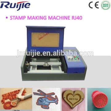 laser cutting and engraving wooden puzzle/key pad/stamp making machine RJ40