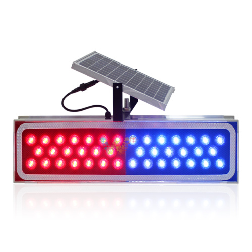 solar powered led traffic flashing strobe light