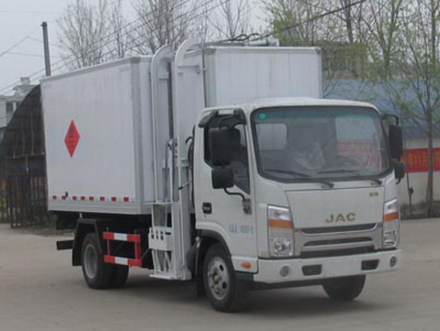 JAC 3.5-5.5Tons Medical Truck Waste Transport Van شاحنة