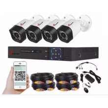 Открытый / в помещении 3MP беспроводной системой видеонаблюдения 8CH NVR Kit