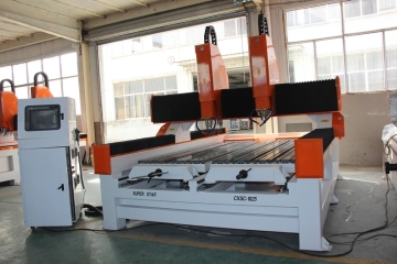 Double Spindles Stone Glass CNC Carving