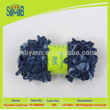 knitting loop fancy yarn new design polyester yarn made in china fluffy scarf yarn