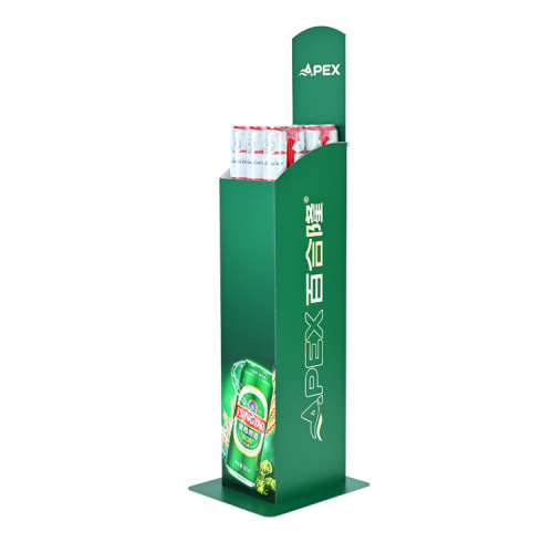 APEX Floor Automatic Lifting Beer Metal Display Stand