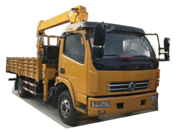 Dongfeng 140HP diesel engine crane transport truck