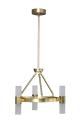 6 LED Alturas Gold Elgent Candelier Light