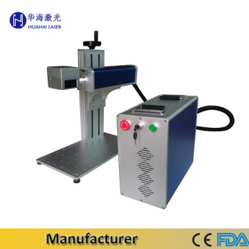 Huahai laser maker 10w 20w 30w fiber laser digital printing machine for metal