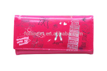 Guangzhou New Design PU Wallets with zipper/Wholesale Fashion Gift