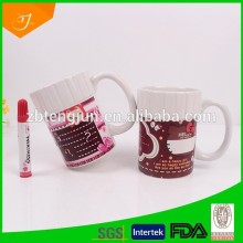 350ml ceramic color change paint mug
