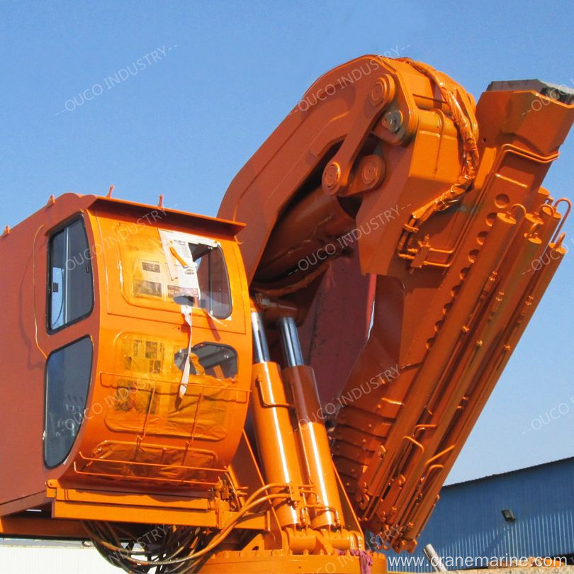 OUCO Customized Marine Deck Cranes With Folding Arm Telescoping to Save Space