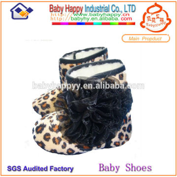 leopard fashion babay leather boot