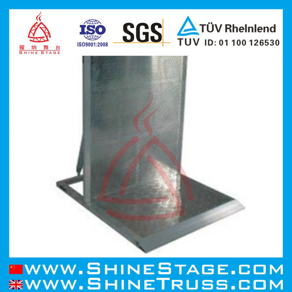 Aluminum Barriers for Safety Control