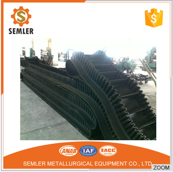 corrugated sidewall conveyor belt