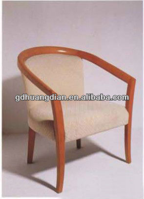 Wooden frame fabric tub chair HDAC215-1