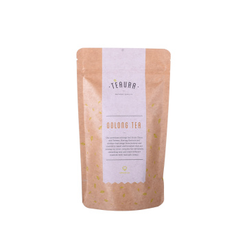 laminated food grade foil tea kraft paper bag