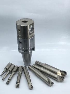 Micro finishing boring head for precision manufacturing