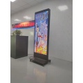 Display a LED per poster da standing mobile utilizzato all'aperto