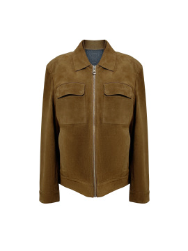 Women's brown suede jacket