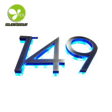 Waterproof Outdoor 3D House Number Lighting