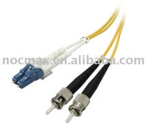 LC/PC-ST/PC SM Duplex Fiber Optic Patch Cord