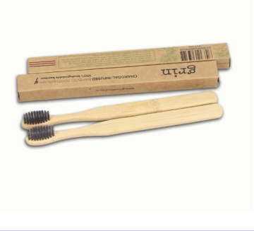 100% biodegradable wholesale natural bamboo charcoal tooth brush