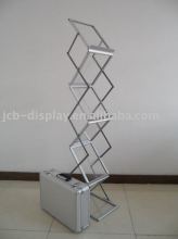 Aluminum Portable Brochure holder Brochure shelf