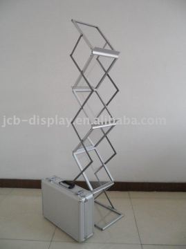 Aluminum Portable Brochure holder Brochure shelf