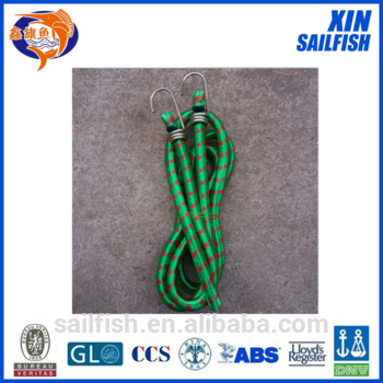 12mm elastic bungee rope with metal hook