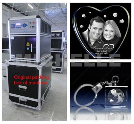 3d glass cube laser engraver (Your own photo crystal shop, all you need from one hand)
