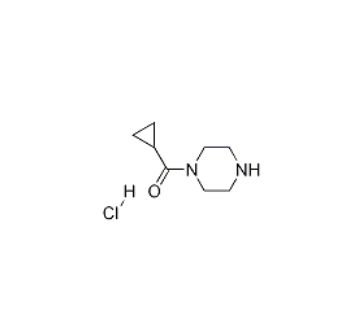 الوسيطة من الببرازين أولاباريب، 1-(cyclopropylcarbonyl)-مونوهيدروتشلوريدي 1021298-67-8