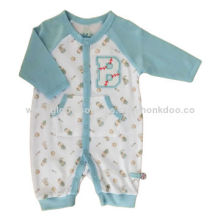 Babies' Romper, Made of 100% Cotton Material, Comfortable for BabyNew