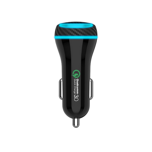 Portable QC3.0 Car Chargers with Dual USB Ports