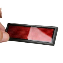 24/7 LED Name Badge with Multilingual Welcome Message