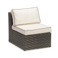 Mebel Rotan Outdoor Hand Weaving L Shape Sofa