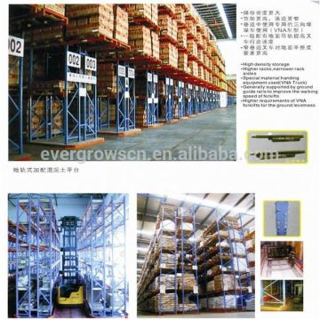 heavy weight steel VNA Pallet Rack