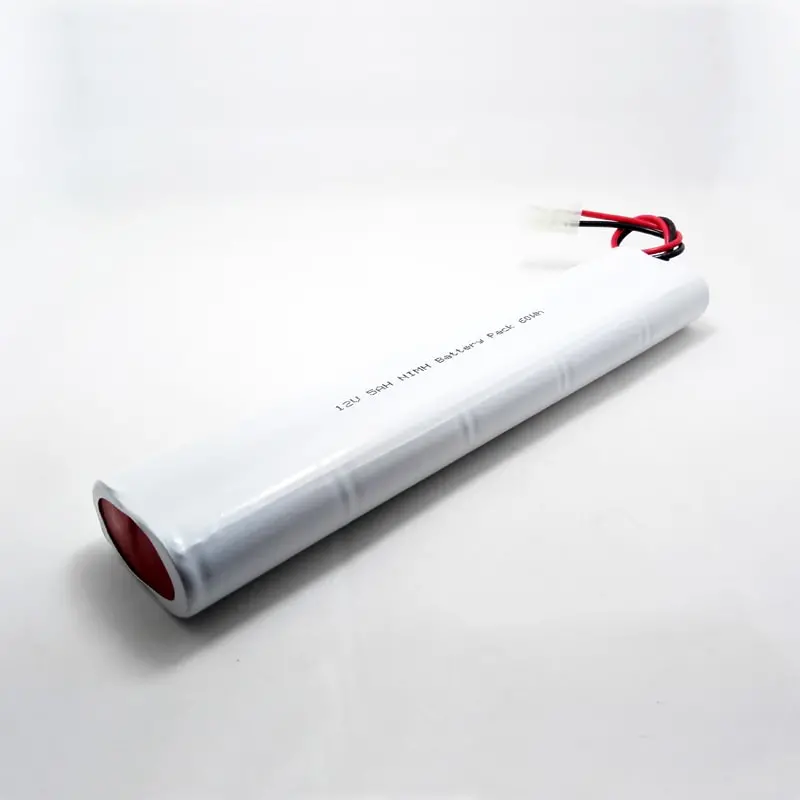 12V 5000mAh Size C Ni-MH Rechargeable Battery Pack with Connector and Wire