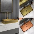 Above Counter Stainless Bathroom Vanity Basin