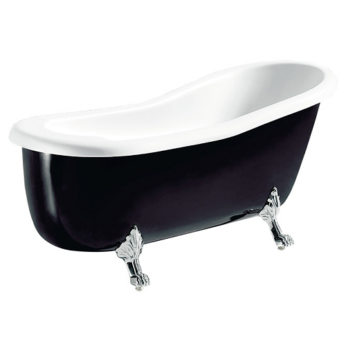 Clawfoot Tub Telephone Faucet Free Standing High Durable Soaking Bathtub