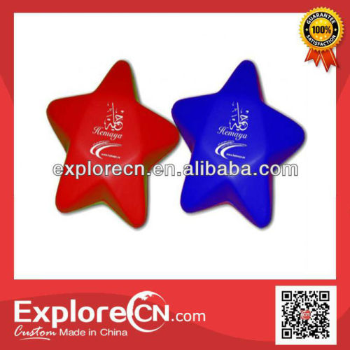 Promotional cheap PU stress ball Star