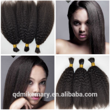 Wholesale European Light Yaki Straight Bulk Hair For Braiding