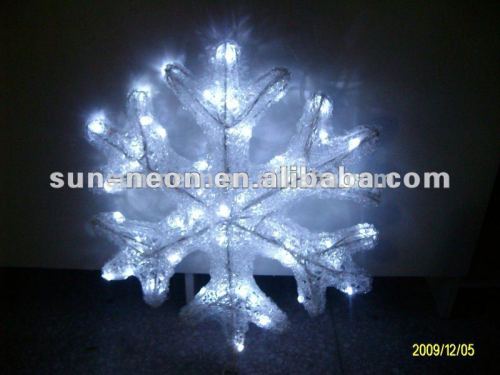 2d led christmas snowflake motif light christmas led street light motif