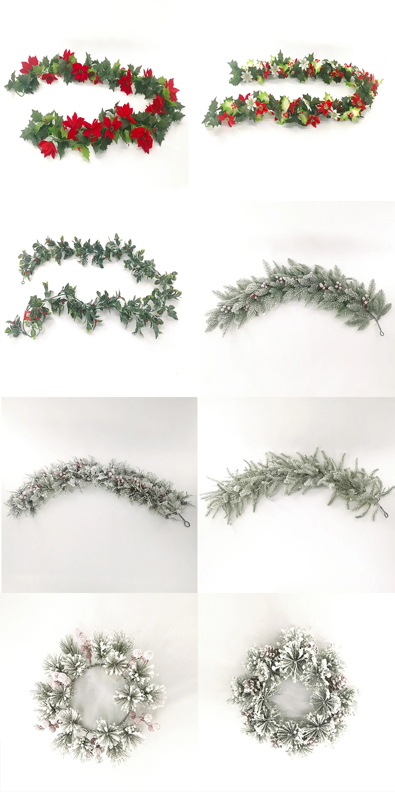 Hot Sale Chinese Factory Price Wholesale Decorations Christmas Vine Christmas Wreath