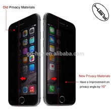 HUYSHE new premium mobile phone for iphone 7 privacy screen guard tempered glass screen protector for iphone 7 plus