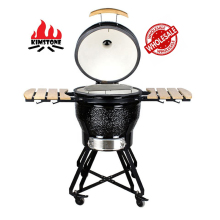 KIMSTONE Komado Ceramic Kamado Pizza Oven & Grills - 13 to 26 Inch BBQ Grills