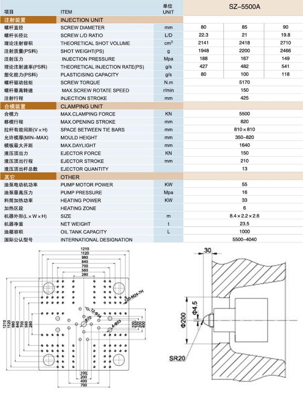 Horizontal full automatic manufacturer High Quality Agricultural fruit basket making machine injection moulding machine