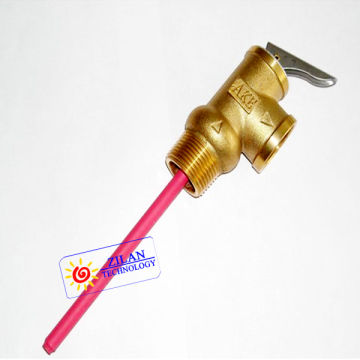 Solar water heater T/P safety valve